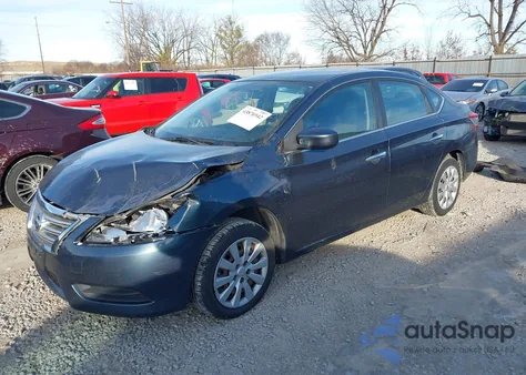 2014 Nissan Sentra Sv z USA, uszkodzony, nr VIN 3N1AB7APXEY218126